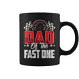 1 Year Old Racing Car Fast One Birthday 1St Family Dad Coffee Mug