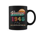 1948年5月生まれ ヴィンテージ ハッピーバースデー 76歳 コーヒーマグ