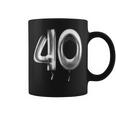 40歳の誕生日バルーン装飾バルーン40年目 コーヒーマグ