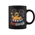 4Th Of July Duck Firequacker Patriotic Fourth Of July Coffee Mug