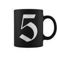 5番目 古英語の中世スタイルの五 コーヒーマグ