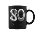80歳の誕生日バルーン 装飾バルーン 80年目 コーヒーマグ