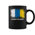 Bandera Canaria Islas Canarias Taza de café