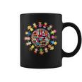 Banderas Del Mundo Cultural Diversidad Niños Alrededor Del Mundo Taza de café