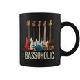 Bassoholic ベースギタープレーヤーのベーシストのコレクターのためのギフトbass コーヒーマグ