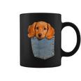 Beagle In My Pocket シャツ かわいい子犬 ダックスフンド ドッグシャツ コーヒーマグ