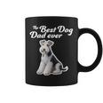 Best Dog Dad Ever ワイヤーフォックステリア コーヒーマグ
