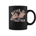 Better Together バレンタインデー カモノハシ カップル ラブ ハッピー コーヒーマグ
