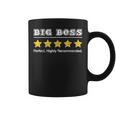 メンズ Big Boss 5Tar Reviewお父さんへの完璧な面白いギフト コーヒーマグ