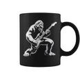 Bigfoot Playing Guitar Rock And Roll Music Band Sasquatch Coffee Mug