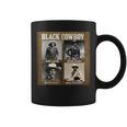 Black Cowboy Western Rodeo Melanin Black History Texas Retro Coffee Mug
