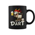 Bock Auf Dart ヤギとビールジョッキ 面白いダーツプレーヤー コーヒーマグ