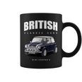British Classic Car ダークブルー ミニスポーツカー コーヒーマグ