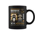 Camisa Japonesa Geisha Asiática Taza de café