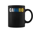 Canario Bandera Islas Canarias Canarias Bandera Taza de café