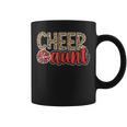 Cheer Aunt Leopard Aunt Of A Cheerleader Aunt Cheer Auntie Coffee Mug