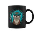 Chill Otteribes 面白いカワウソサングラスデザイン コーヒーマグ