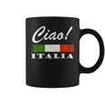 Ciao Italia トリコロールグリーン 白と赤 イタリア国旗 イタリア コーヒーマグ