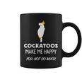 Cockatoos Make Me Happy Cockatoo コーヒーマグ