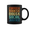 Coffee Books Dogsocial Justice コーヒーマグ
