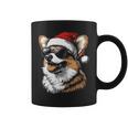 Corgi サンタハット 面白い かわいい 犬 ママ お父さん クリスマス 長袖tシャツ コーヒーマグ