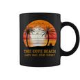 The Cove Beach Cape May New Jersey ビンテージ サンセット レトロ 太陽 コーヒーマグ