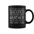 Custom Name Girl Mom Wife Birthday Presents Heather Name Personalized Birthday Christmas Joke Coffee Mug