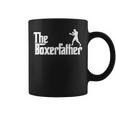 Divertida Del Padre Del Boxeo Del Padre Del Boxeador Taza de café