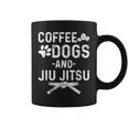 Divertidos Perros De Café Jiu Jitsu Y Artes Marciales Jiu Taza de café