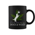 Dog And Weed ファニーマリファナtシャツ コーヒーマグ
