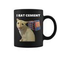 I Eat Cement Cursed Cat Weirdpecific Meme コーヒーマグ