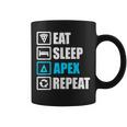 Eatleep Apex リピートシャツ 面白いモチベーションギフト コーヒーマグ