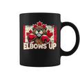 Elbows Up Canada カナダのカウンター関税 ビーバーボクシング コーヒーマグ