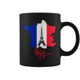 Enjoy Travel Paris France Flag & Eiffel Tower Graphic コーヒーマグ
