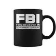 Fbiは州の隠蔽を固く信じています。 コーヒーマグ