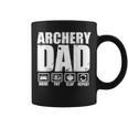Archery Dad Proud Archer Father Humor Fathers Day Coffee Mug
