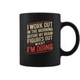 Gym Workout Weightlifting Humor Fitness Training Gear コーヒーマグ