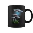 Ufo Hovering Over Weird Mushroomsci-Fi Magichrooms コーヒーマグ