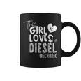 Girl Loves Diesel メカニックシャツ 面白いバレンタインデーギフト コーヒーマグ