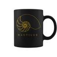 Golden Nautilus シェルtシャツ 海洋自然愛好家向け コーヒーマグ