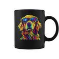 Golden Retriever Lovers カラフル 面白い ゴールデンレトリバー コーヒーマグ