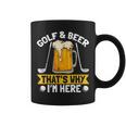 Golf And Beer That's Why I'm Here 面白いゴルファーの言葉 コーヒーマグ
