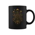 Hongos Flor Geometríaagrado Bosque Raíces Estrellas Taza de café