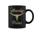 Howdy Putos Bull Skull Country Cowboy Western Coffee Mug