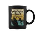 Huntington Beachurf City California アンティーク調サーフィン コーヒーマグ