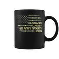 メンズ Husband Daddy Us Army Ranger Hero Flag Usa 迷彩 コーヒーマグ