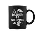 I'd Rather Beleeping leep Quote コーヒーマグ