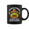I'm Into Fitness Fit'ness Taco In My Mouth ジム おもしろタコス コーヒーマグ