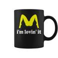 I'm Lovin' It ユーモラスな攻撃的なイヌエンド コーヒーマグ