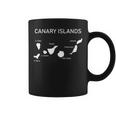 Islas Canarias Mapa Y Topónimos España Canarias Taza de café